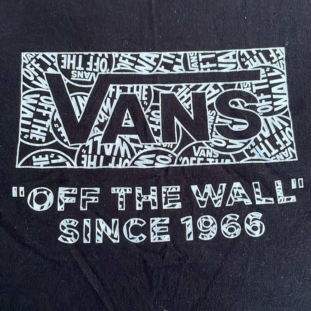 Vans off the wall crop top size large - Picture 2 of 6